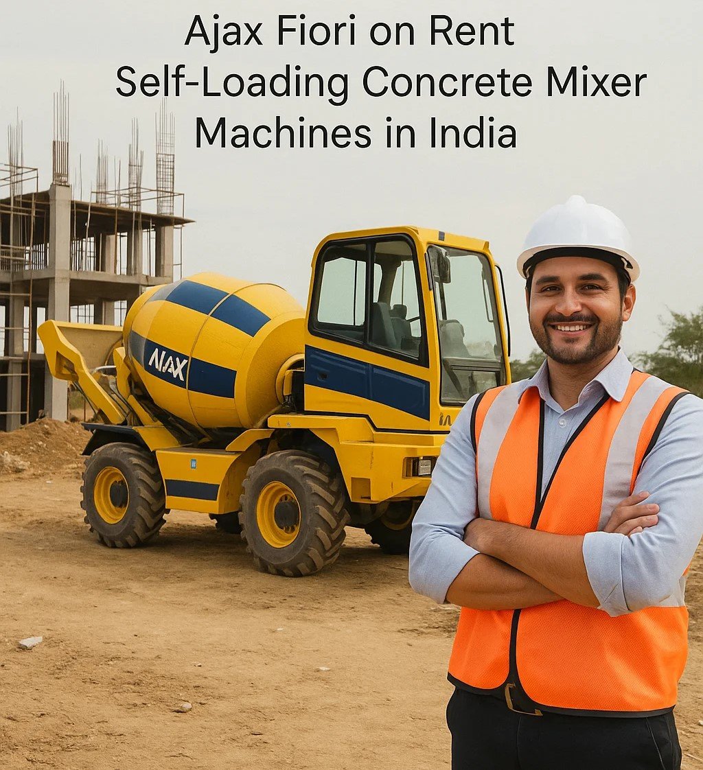 Self-Loading Concrete Mixer Machines in India
